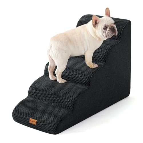 Gardner Pet 5-Step Black Dog Stairs