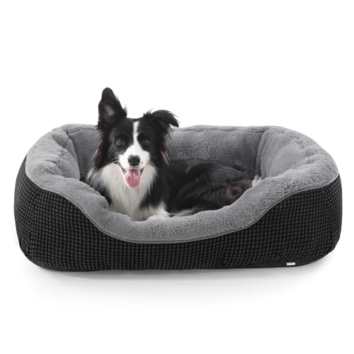 INVENHO Dog Bed Medium Size, Orthopedic Warming Soft Calming Sleeping Durable with Anti-Slip Bottom