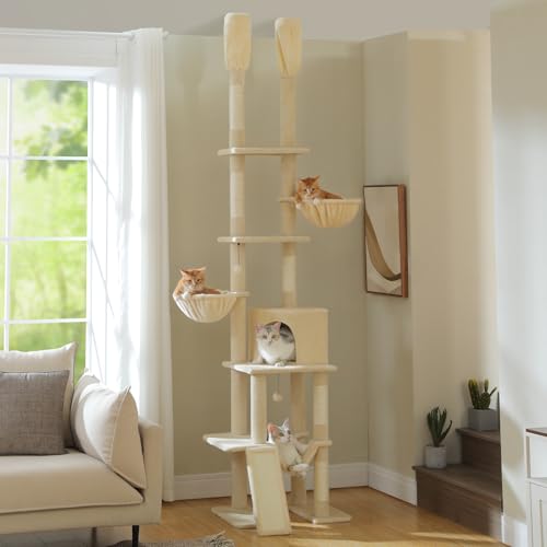 PAWZ Road Tall Cat Tree (Beige)