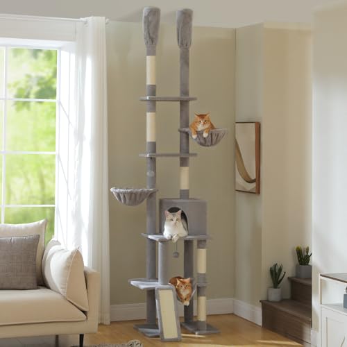 PAWZ Road Tall Cat Tree (Gray)