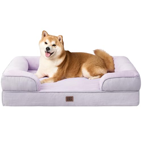 EHEYCIGA Orthopedic Dog Bed (Lilac)