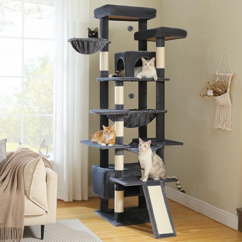 MUTTROS 81 Inch Tall Cat Tree