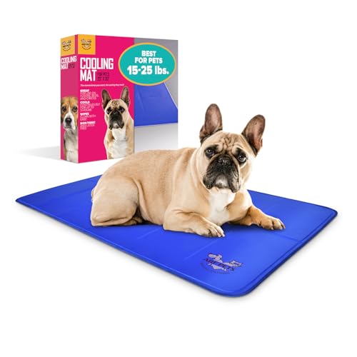 Arf Pets Cooling Mat for Dogs - Gel Self-Cooling Pad for Beds, Kennels & Crates | Durable, Non-Toxic, Pressure-Activated Relief | No Water, Electricity, Batteries or Refrigeration Needed, 20" x 30"