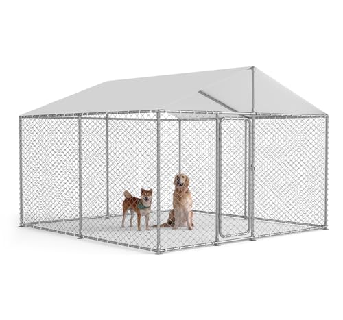 Rupzen 10x10 FT Heavy Duty Outdoor Dog Kennel